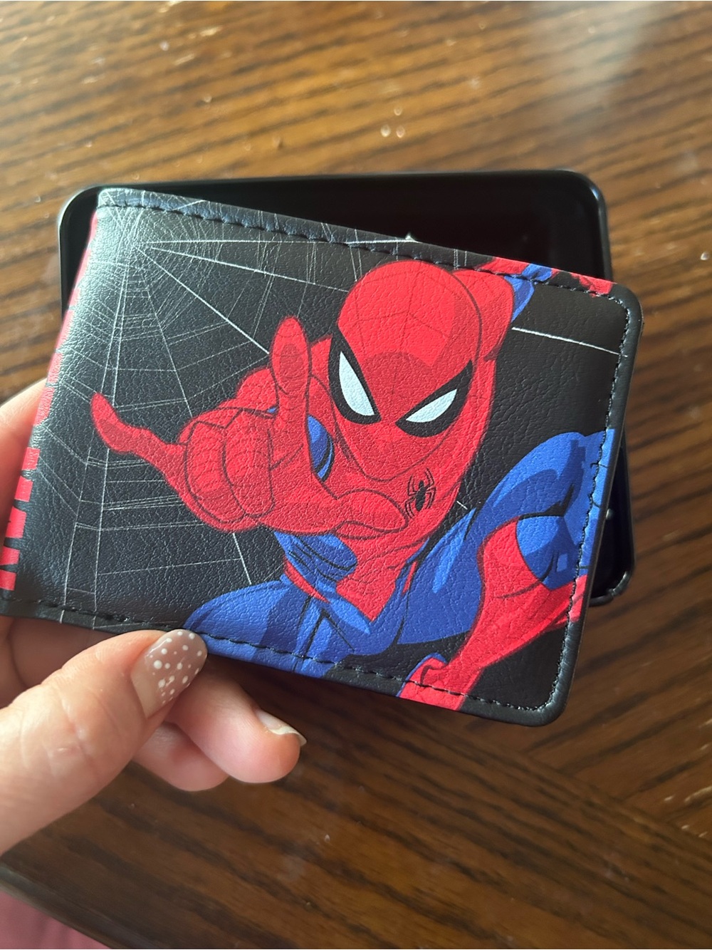 Limited Edition Marvel Spider-Man bi-fold Wallet in the tin